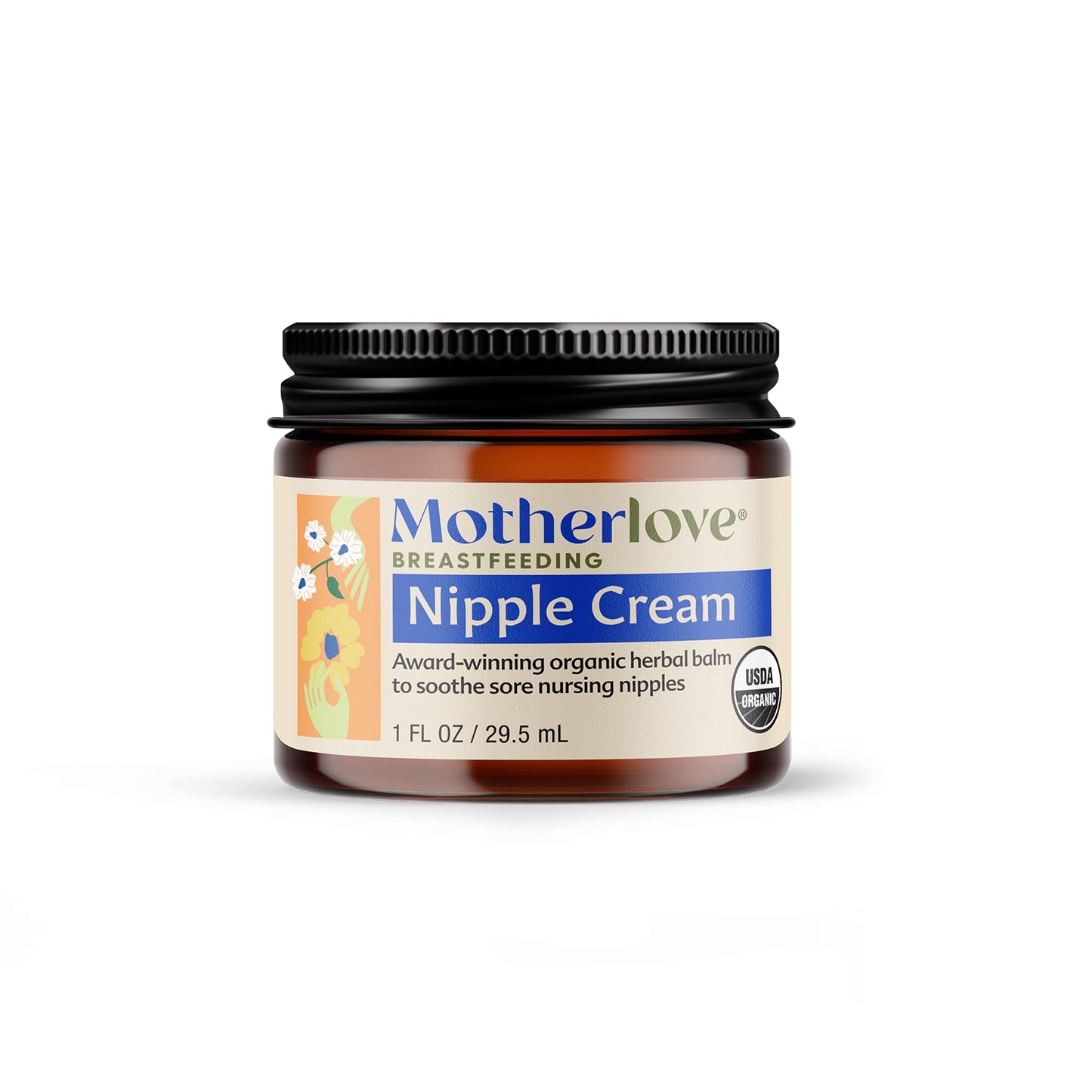 picture of a jar of nipple cream from motherlove