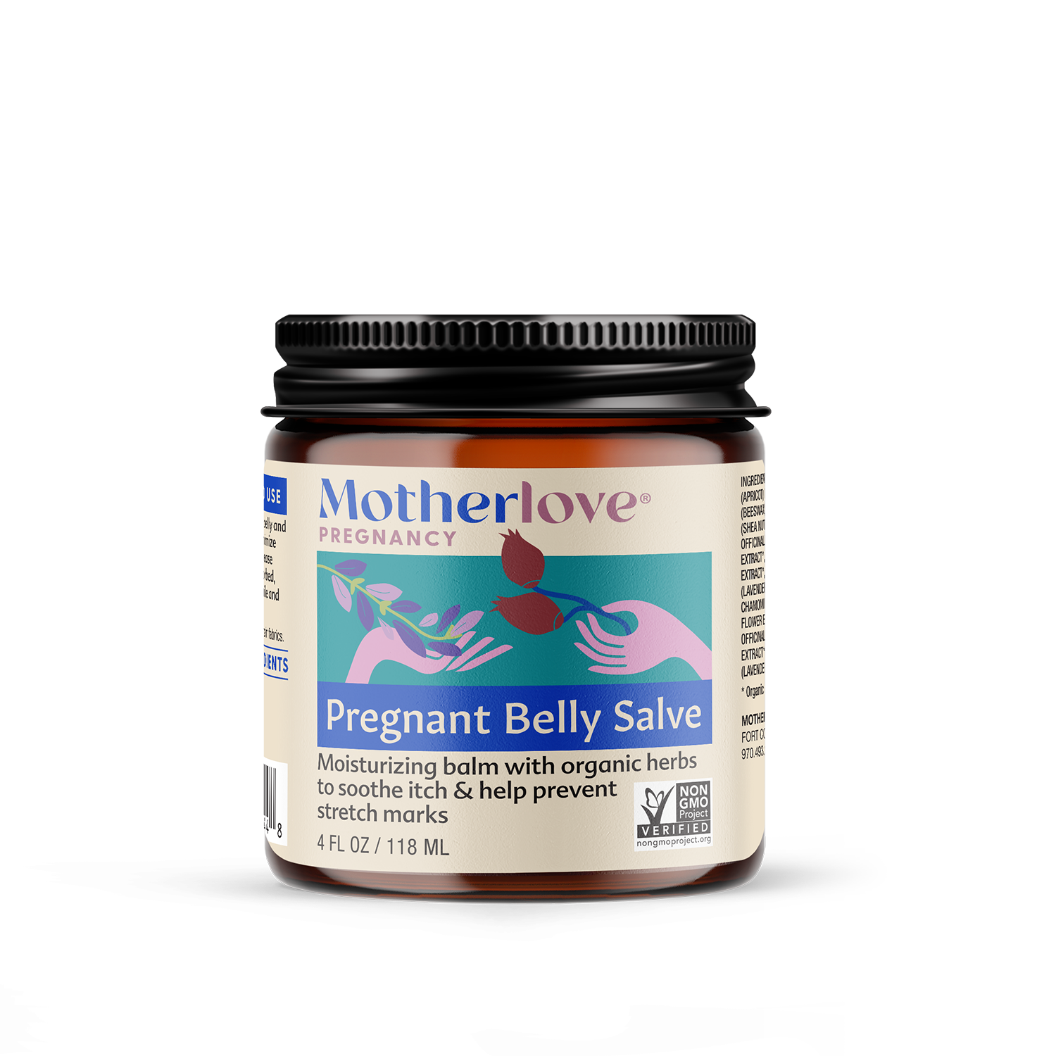 picture of a bottle of motherlove birth and baby oil and how it is formulated for moms and babies, use of lower back and vaginal area during labor, use during baby massage, moisturizes skin after bath time, great for dry scalp