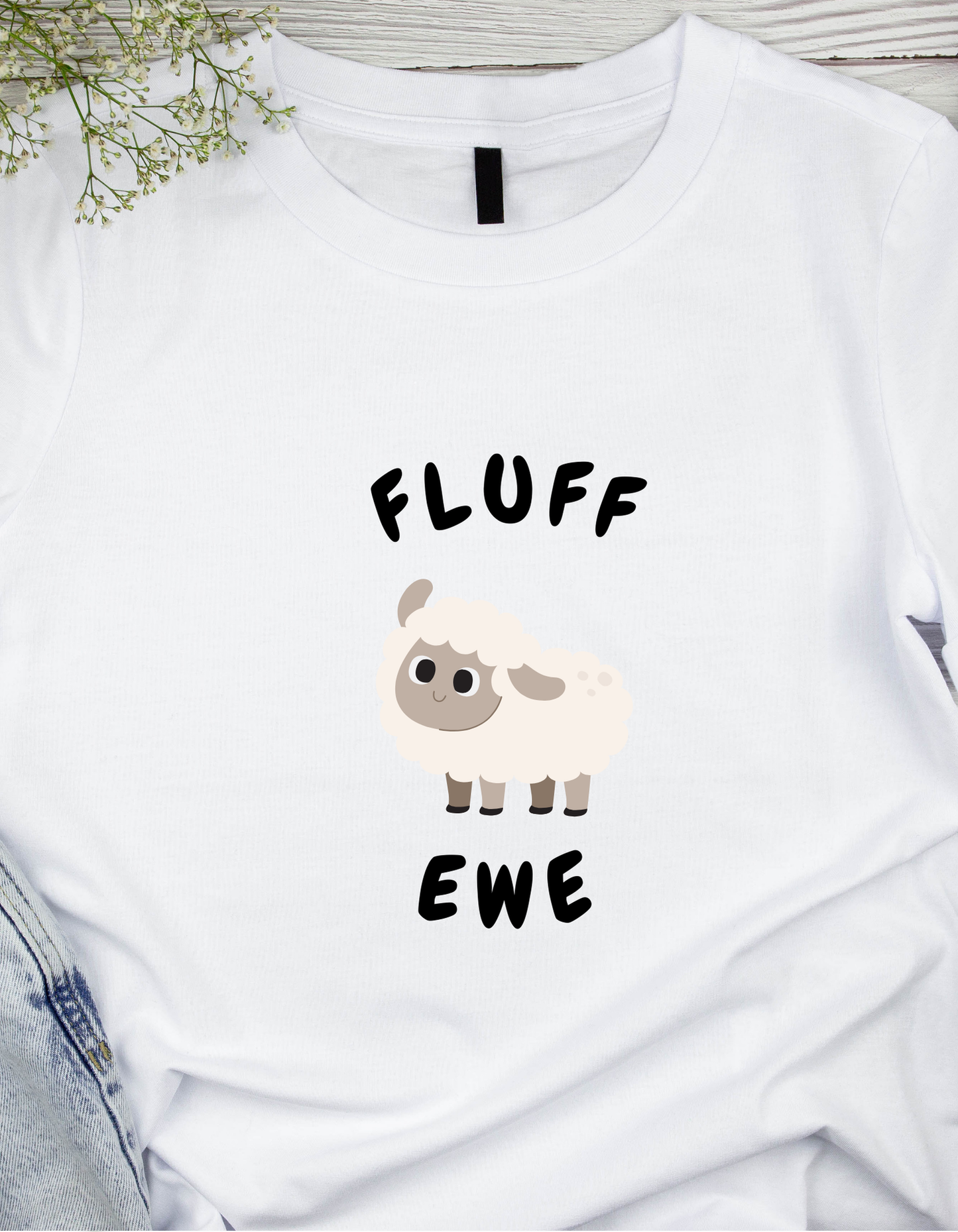 Fluff Ewe Cotton T-Shirt